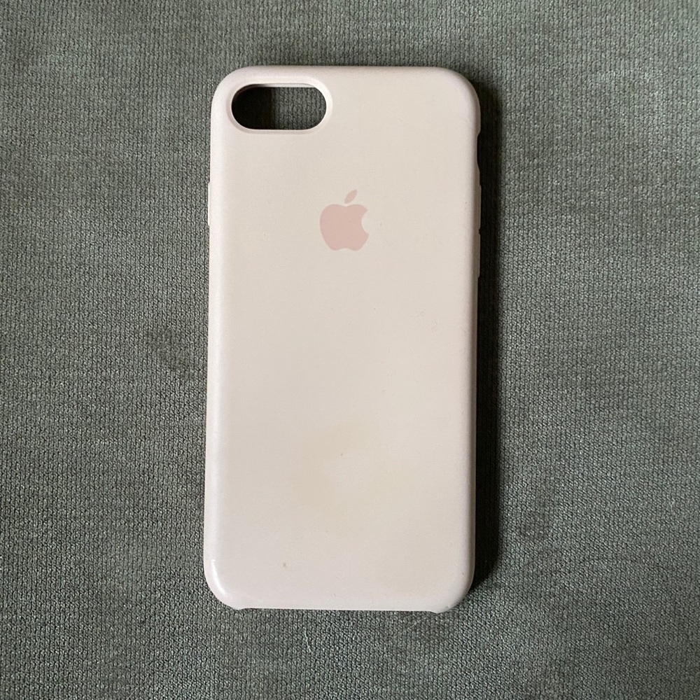 Pink Silicone iPhone Case (iPhone 8)